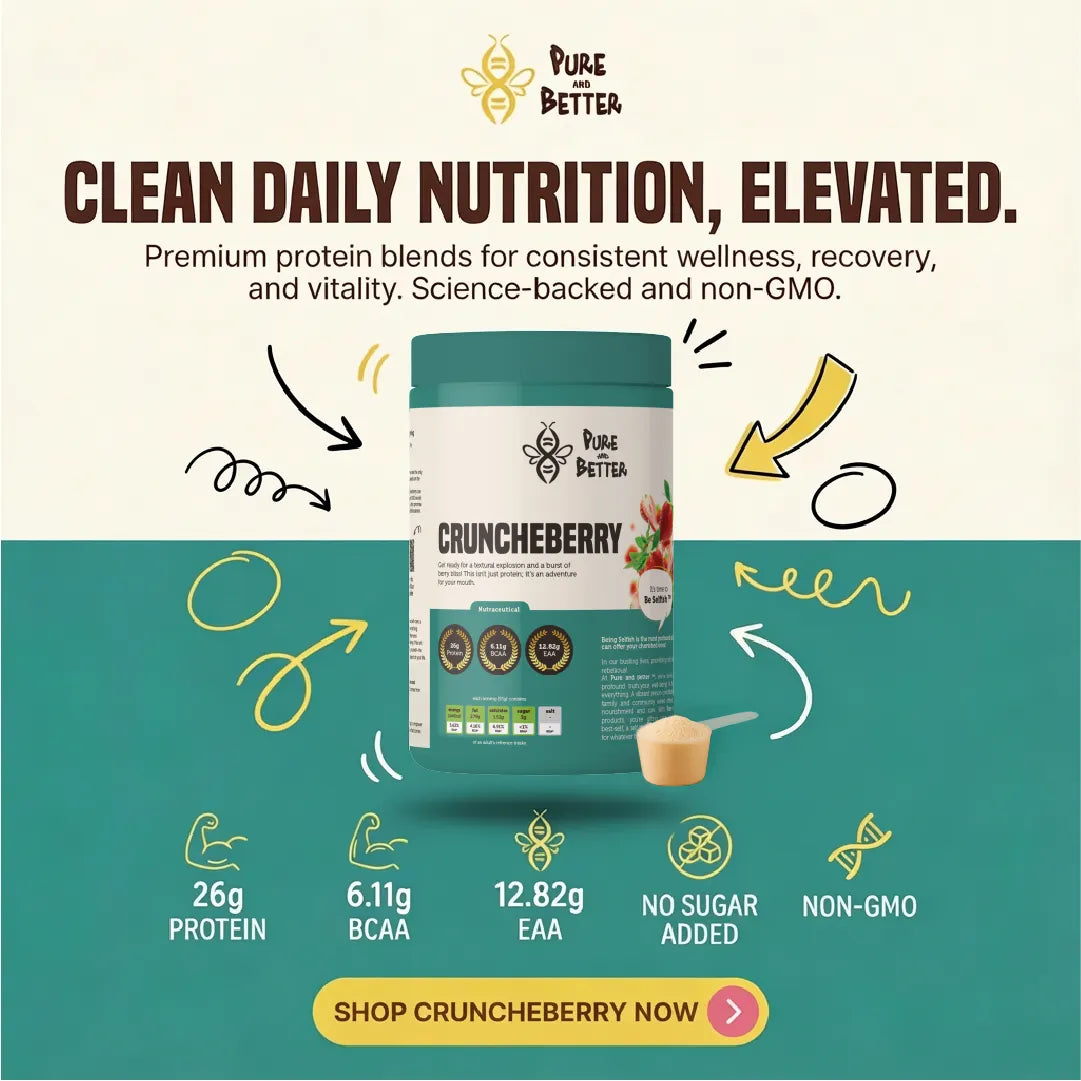Crunchberry Protein Jar – 26g Whey Protein | 500g Total